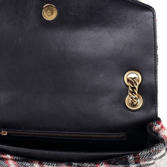 Balenciaga BB Chain Round Shoulder Bag Quilted Wool Medium - Picture 8 of 9